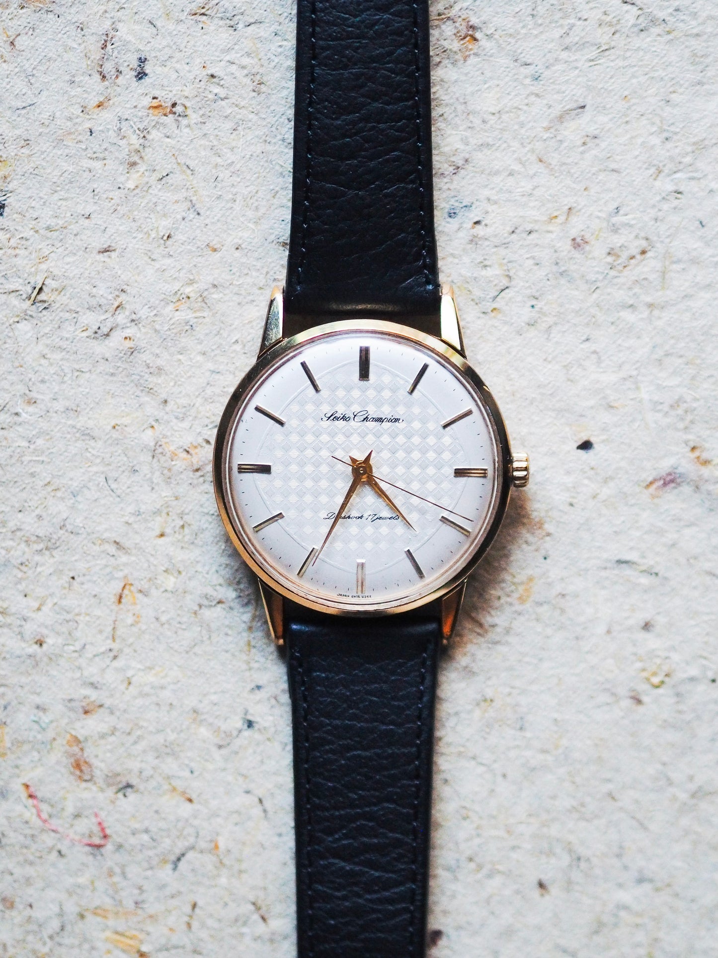 Seiko Champion 15025DE Cadran à motif blanc