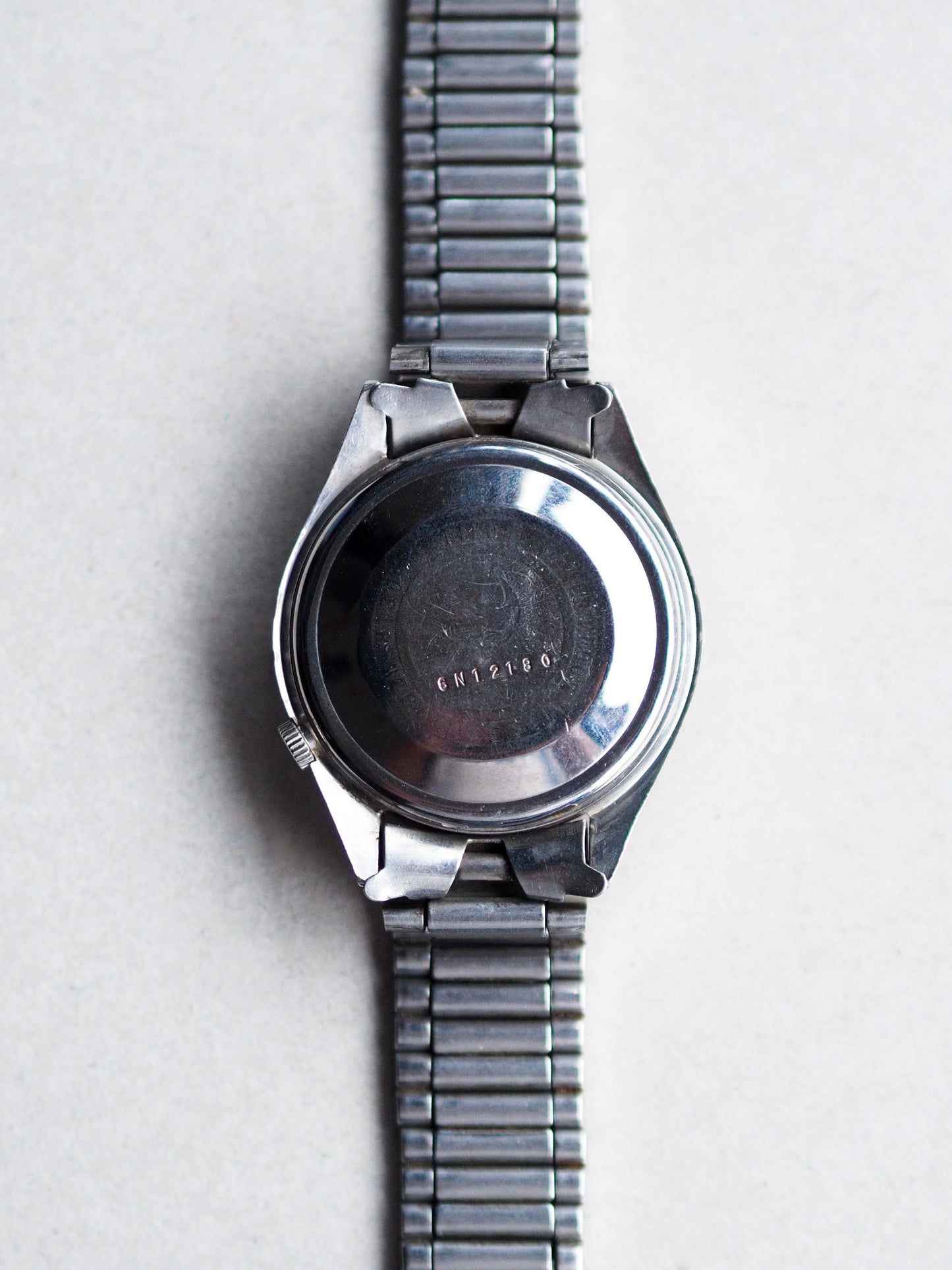 Seiko Sportmatic 820 7625-8130 Silver Linen Textured Dial