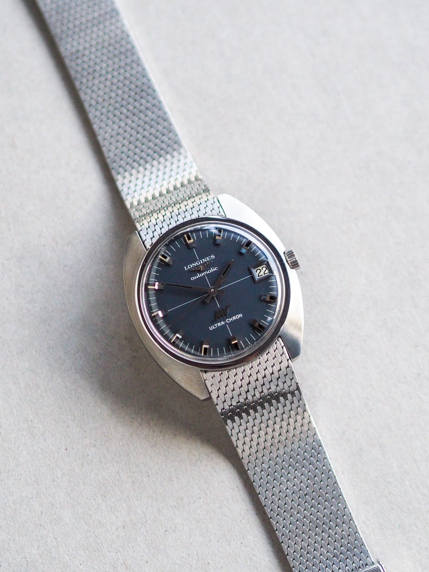 Longines Ultra-Chron 8317-10 Gray Crosshair Dial