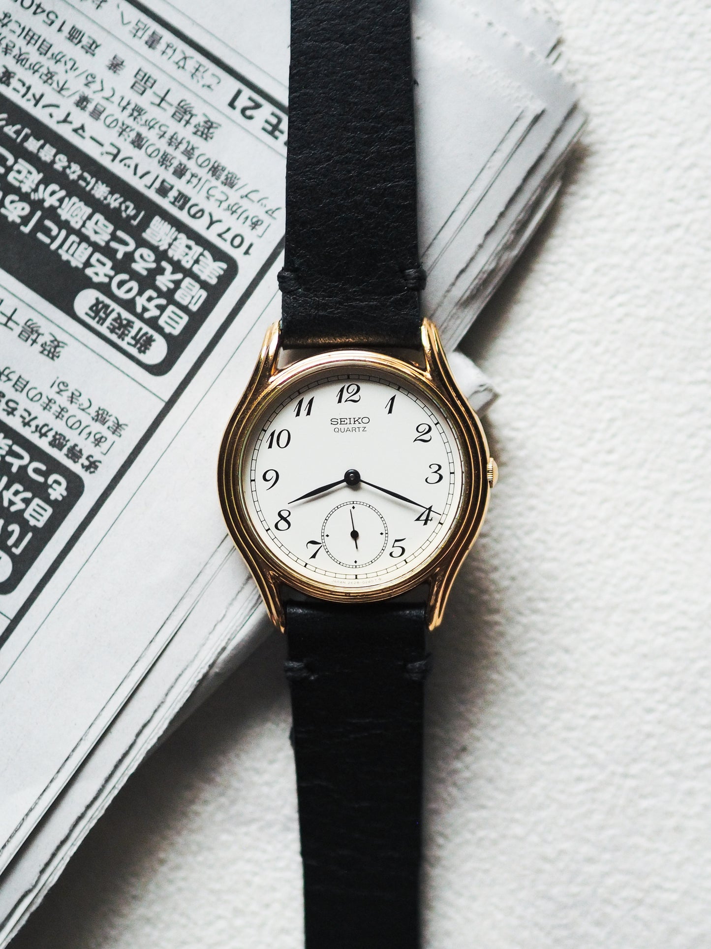 精工石英 2628-0070 SGP 亚秒白色宝玑表盘