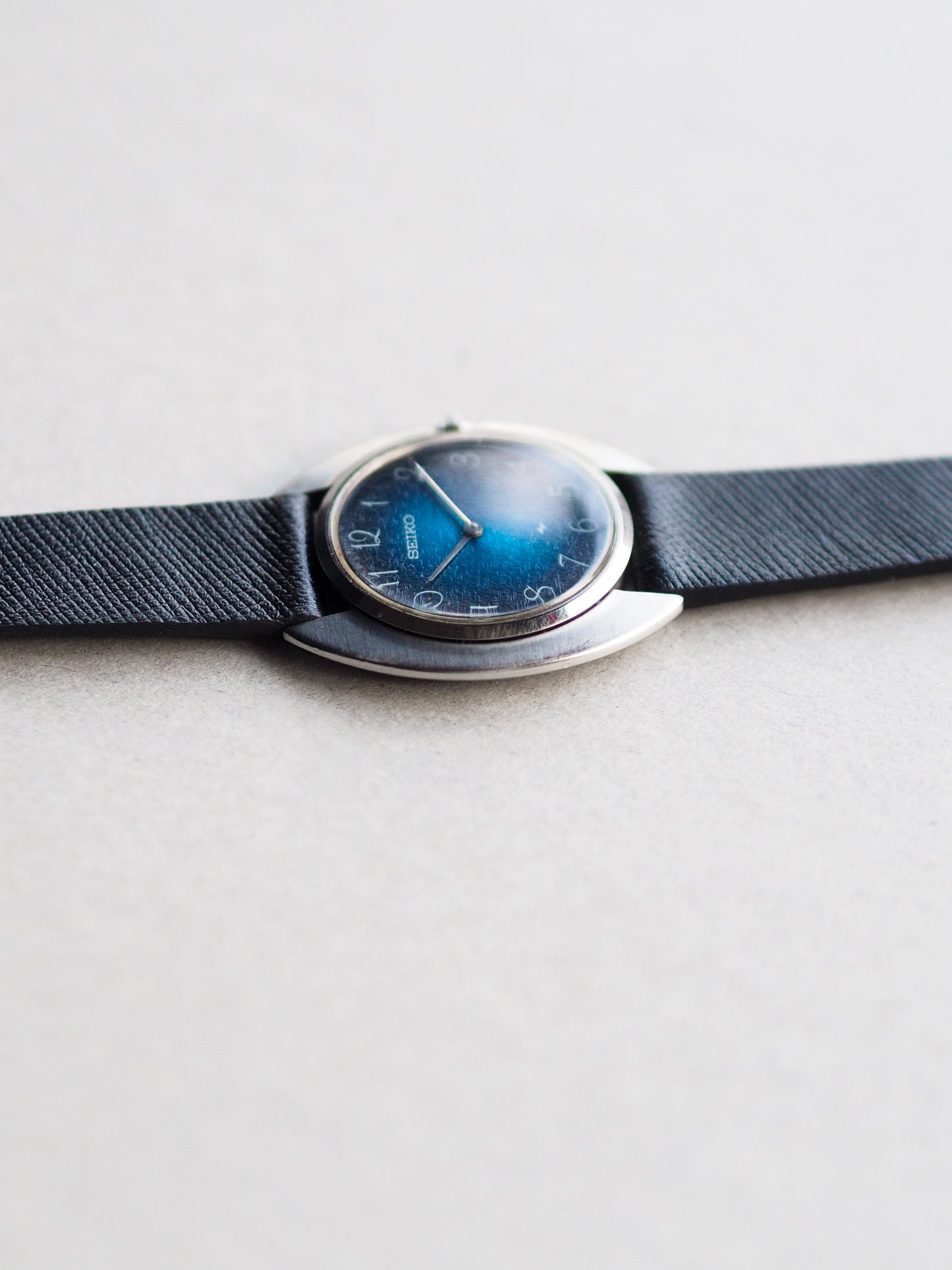 Seiko Chariot 2220-0270 Hi Beat Electric Wave Radiant Blue Breguet Dial