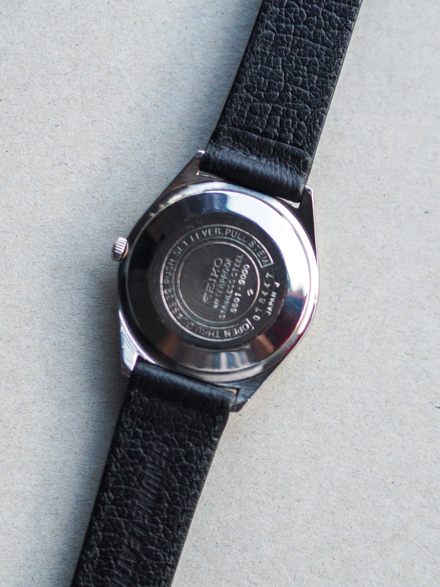 Seiko Lord Matic 5601-9000 Silver Linen Breguet Dial