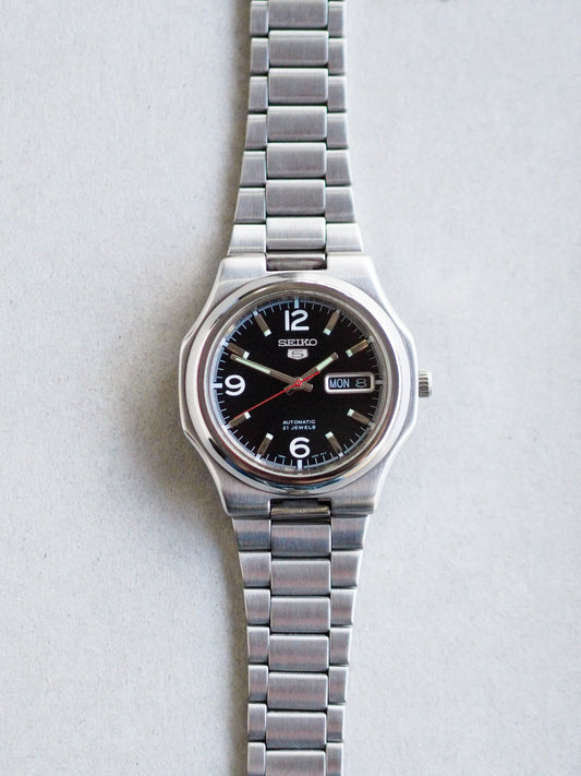 Seiko 5 7S26-03R0 SNKK59 Seikonaut Black Dial