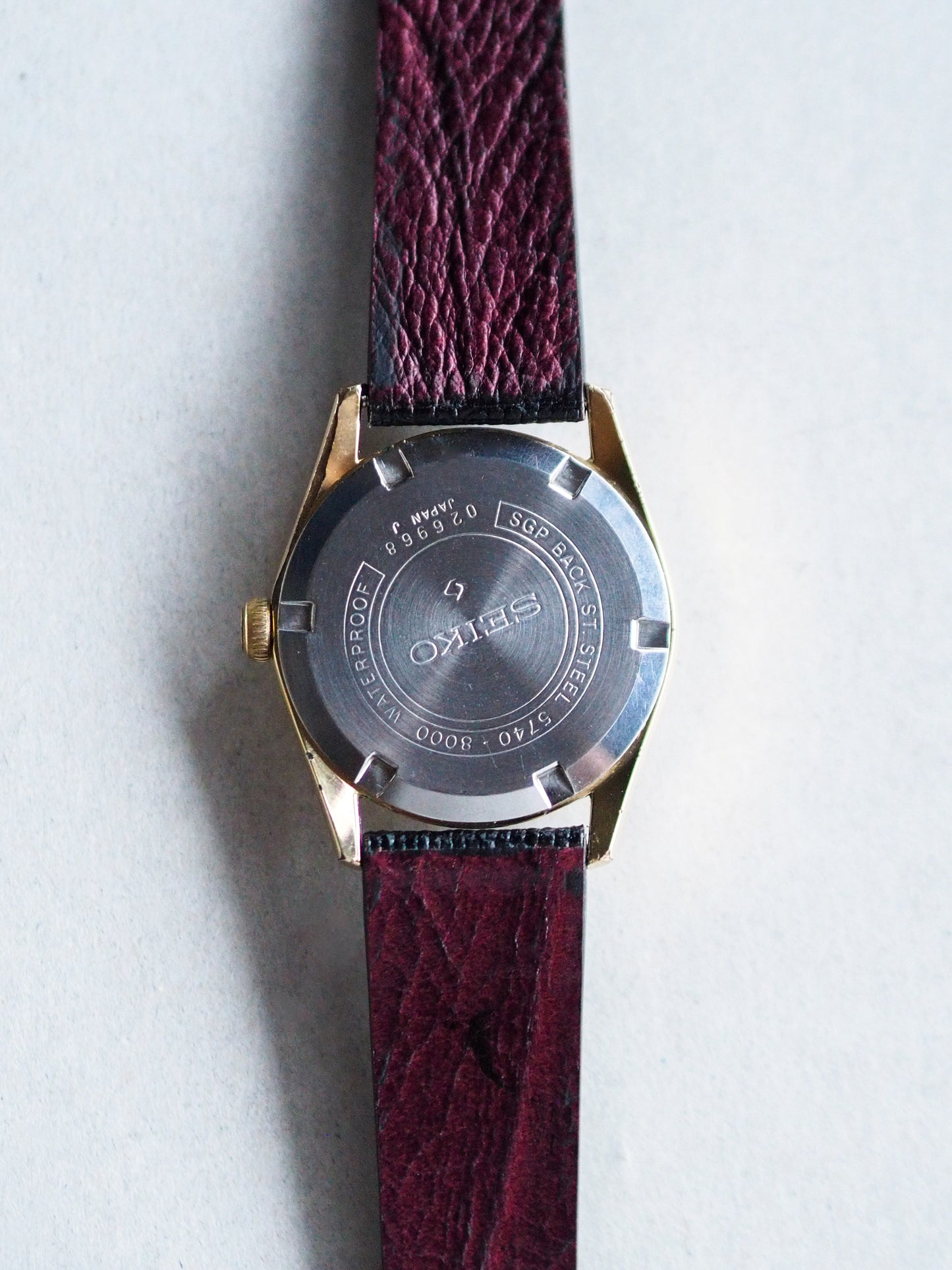 Seiko Lord Marvel 5740-8000 36000 SGP White Sunburst Dial