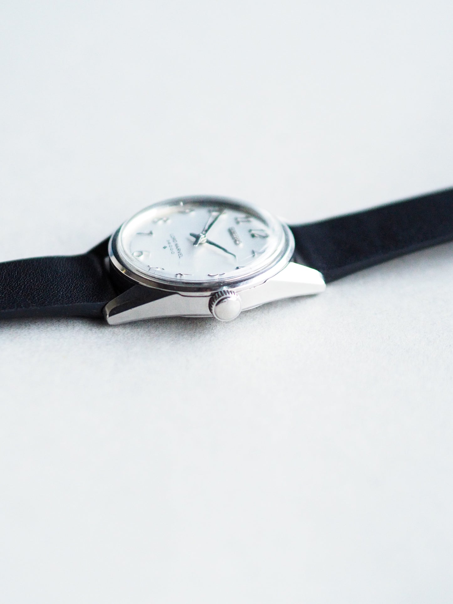 Seiko Lord Marvel 5740-8000 Hi-Beat 36000 Silver Linen Breguet Dial