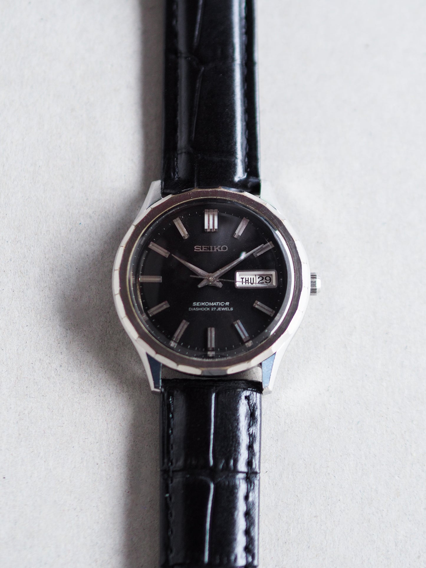 Seiko Seikomatic-R 8346-9010 Black Dial
