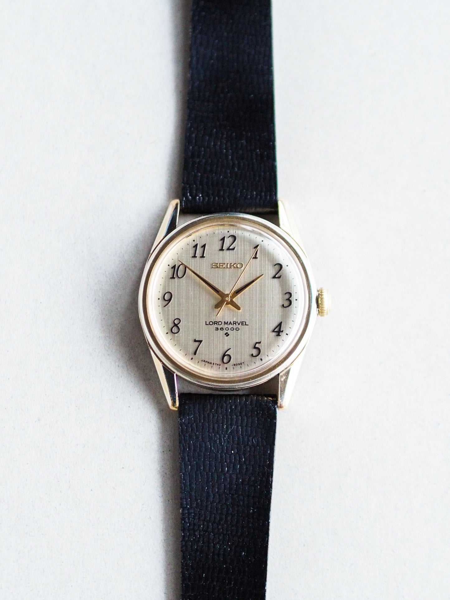 Seiko Lord Marvel 5740-8000 36000 SGP Linen Breguet Dial