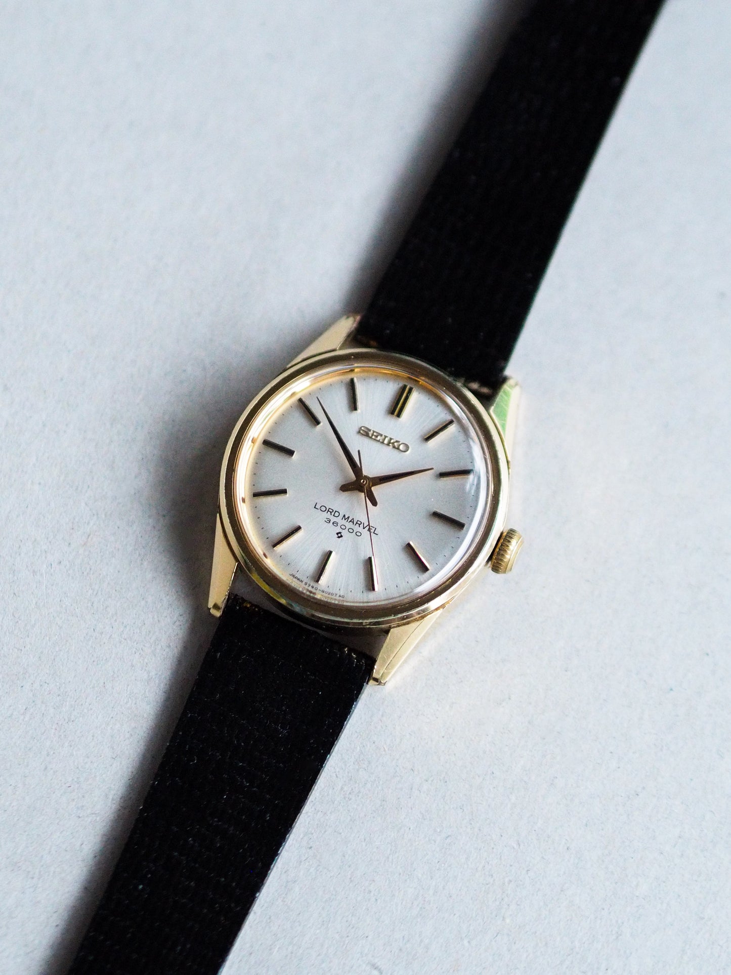 Seiko Lord Marvel 5740-8000 36000 SGP White Sunburst Dial