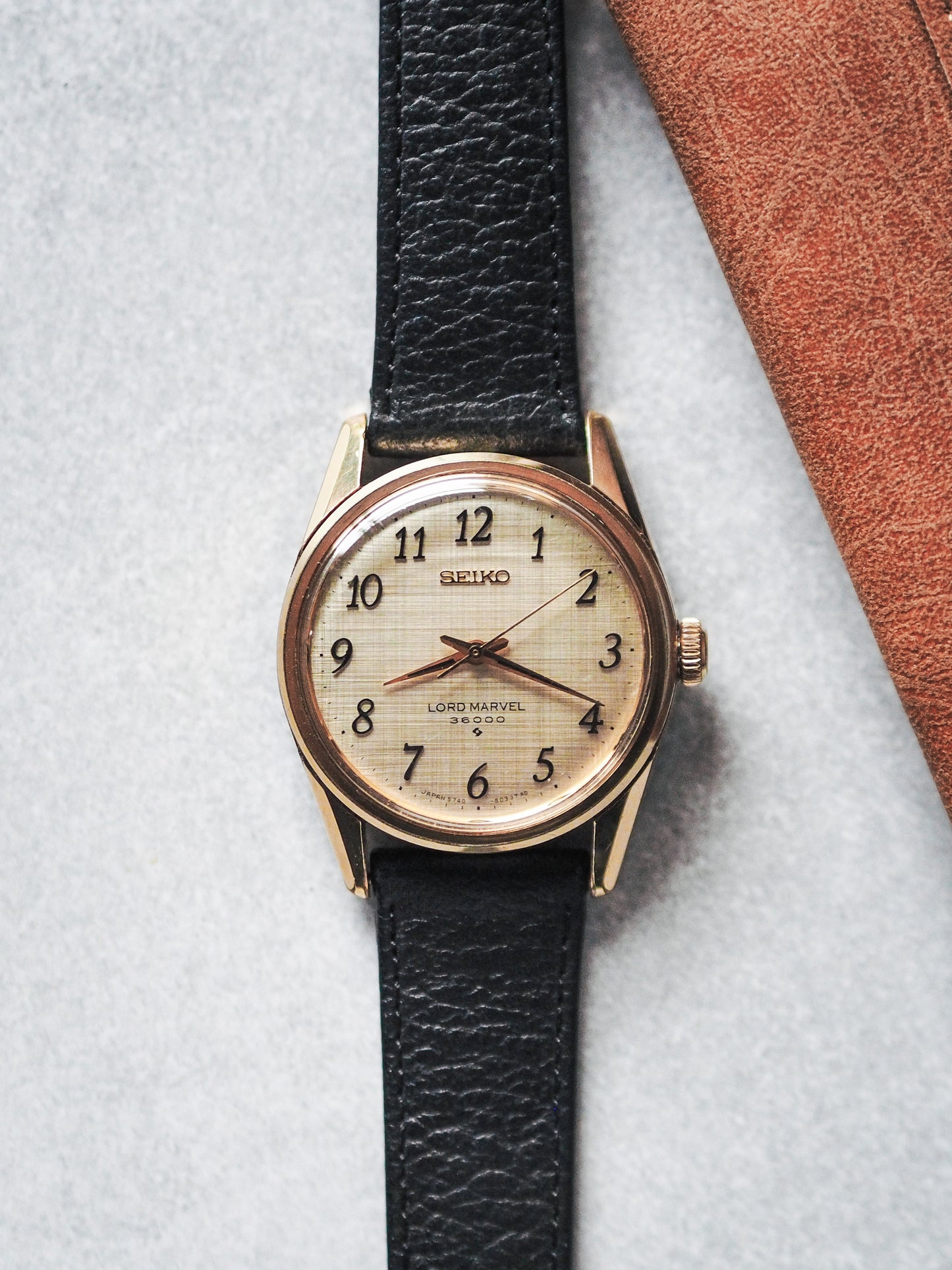 Seiko Lord Marvel 5740-8000 36000 SGP Linen Breguet Dial