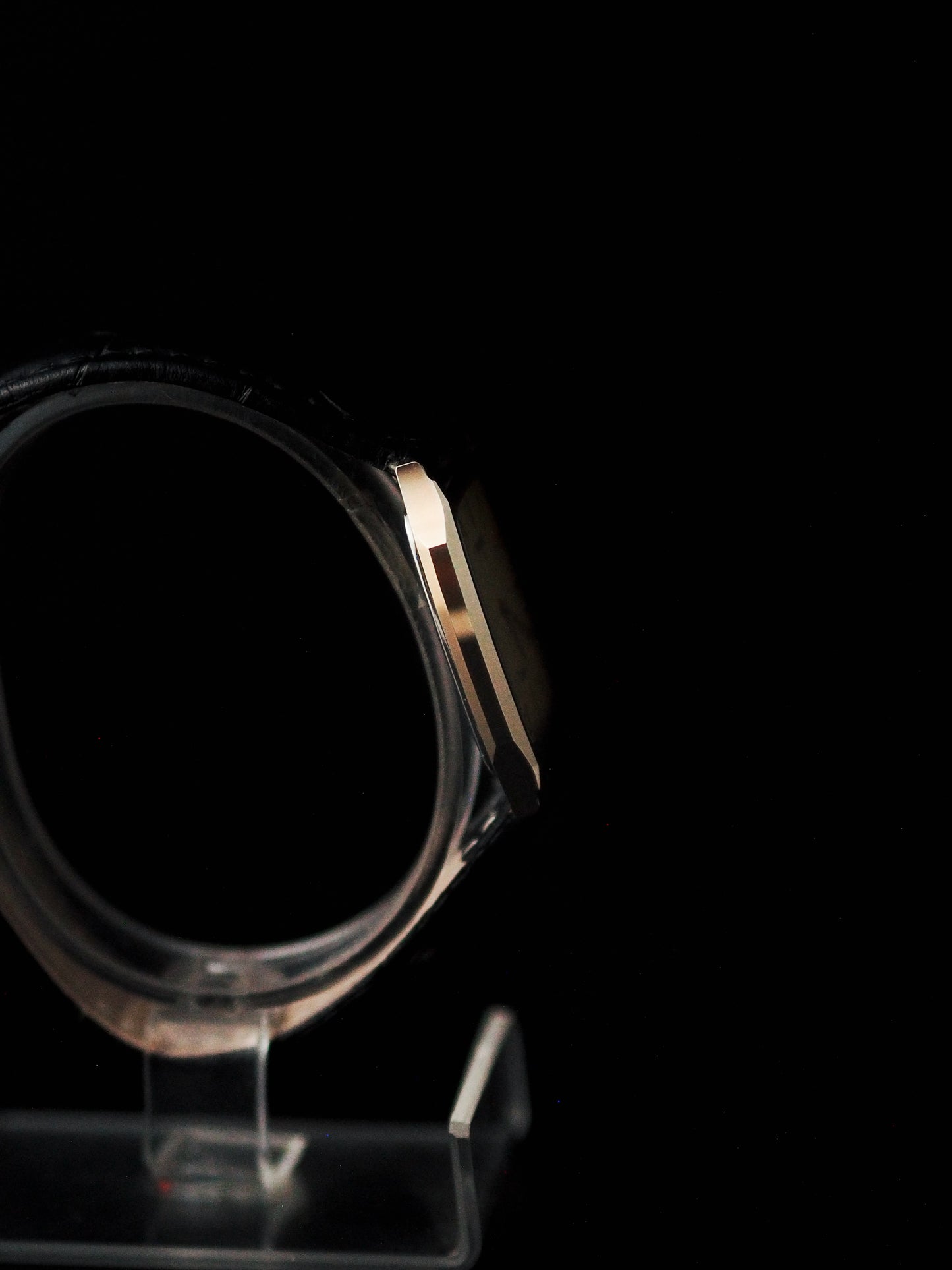 Seiko Dolce 9530-5030 Tank Tungsten Carbide Gold Sand Textured Dial