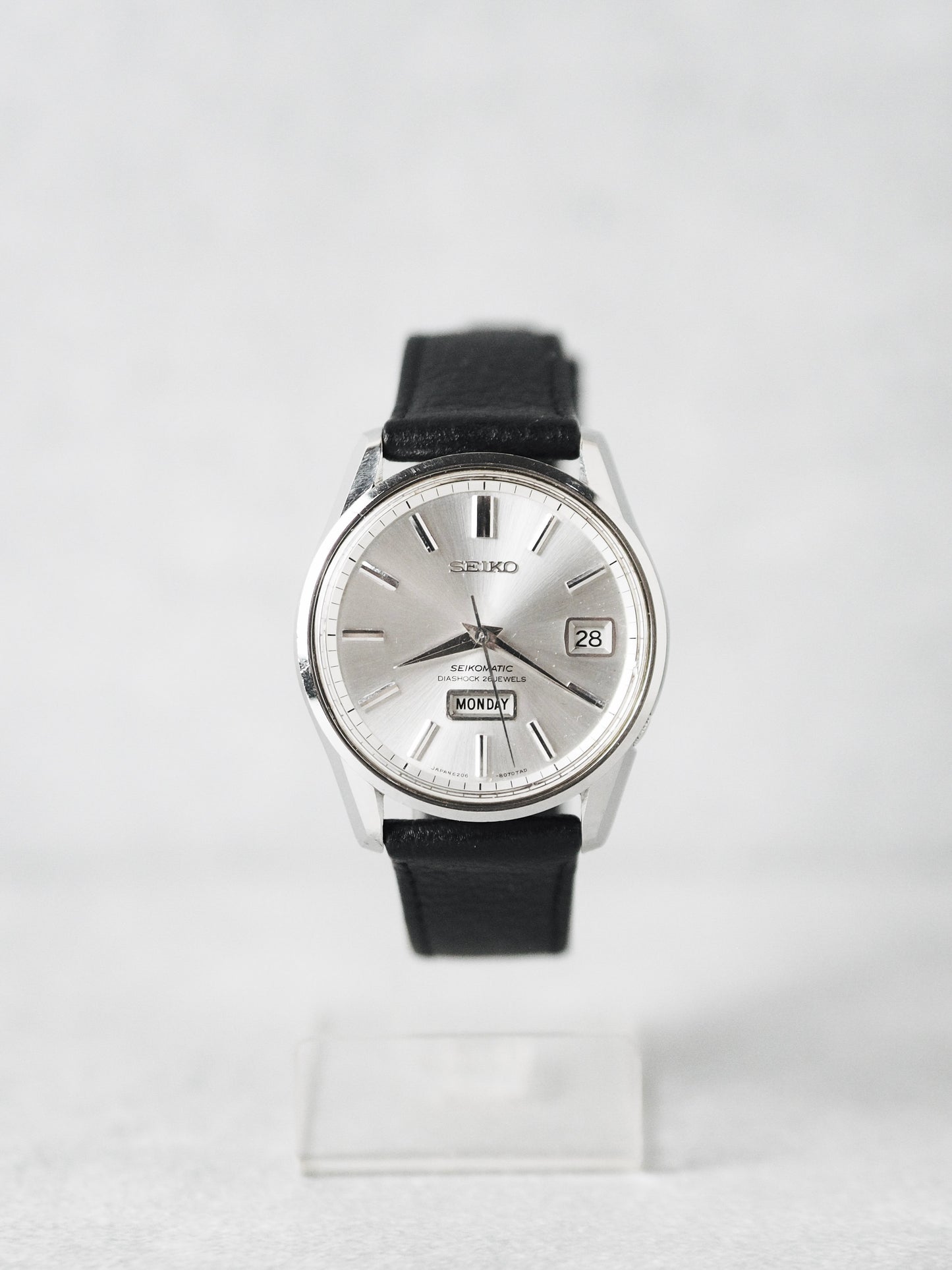 Seiko Seikomatic 6206-8040 Weekdater Silver Sunburst Dial