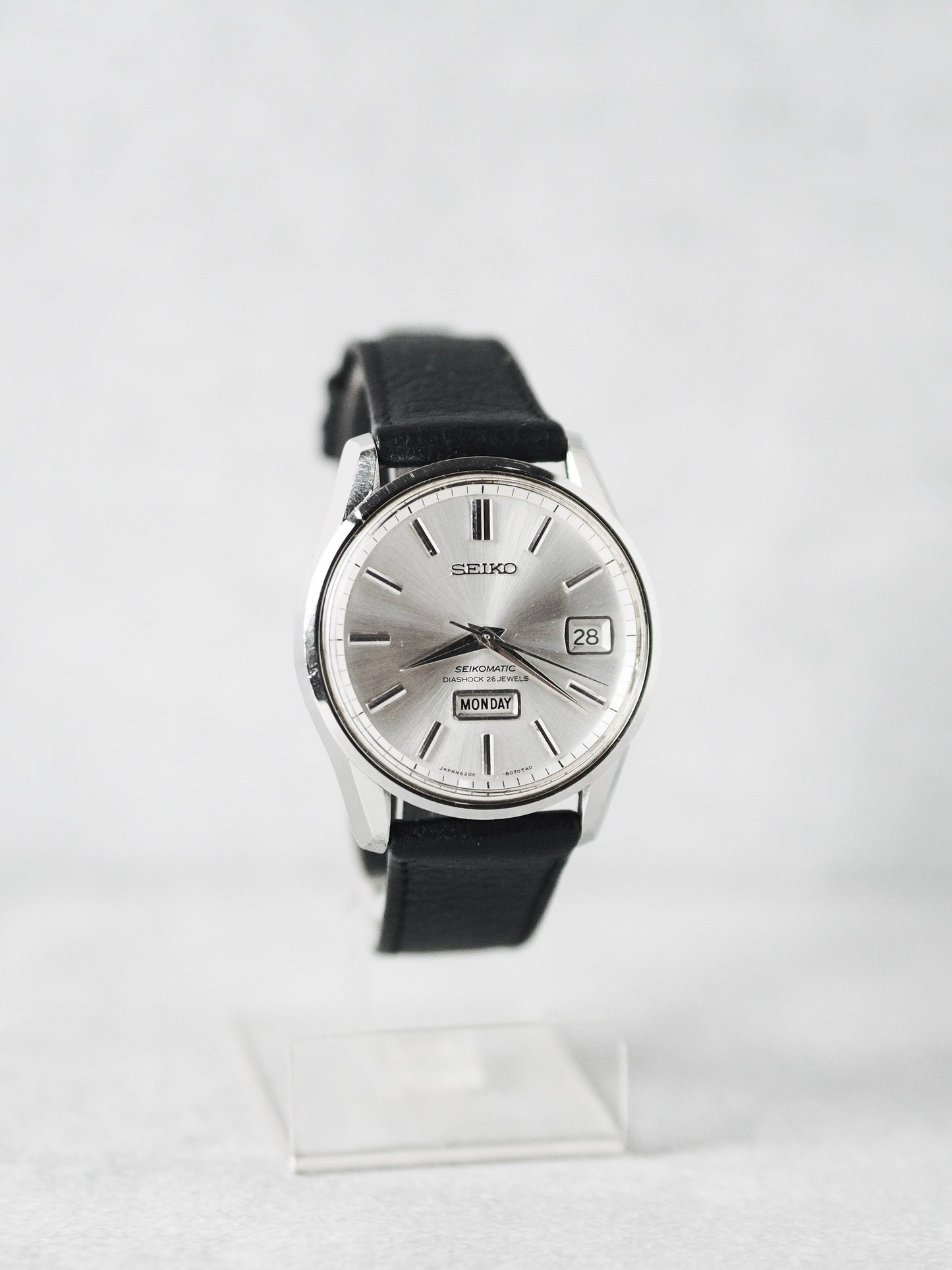 Seiko Seikomatic 6206-8040 Weekdater Silver Sunburst Dial