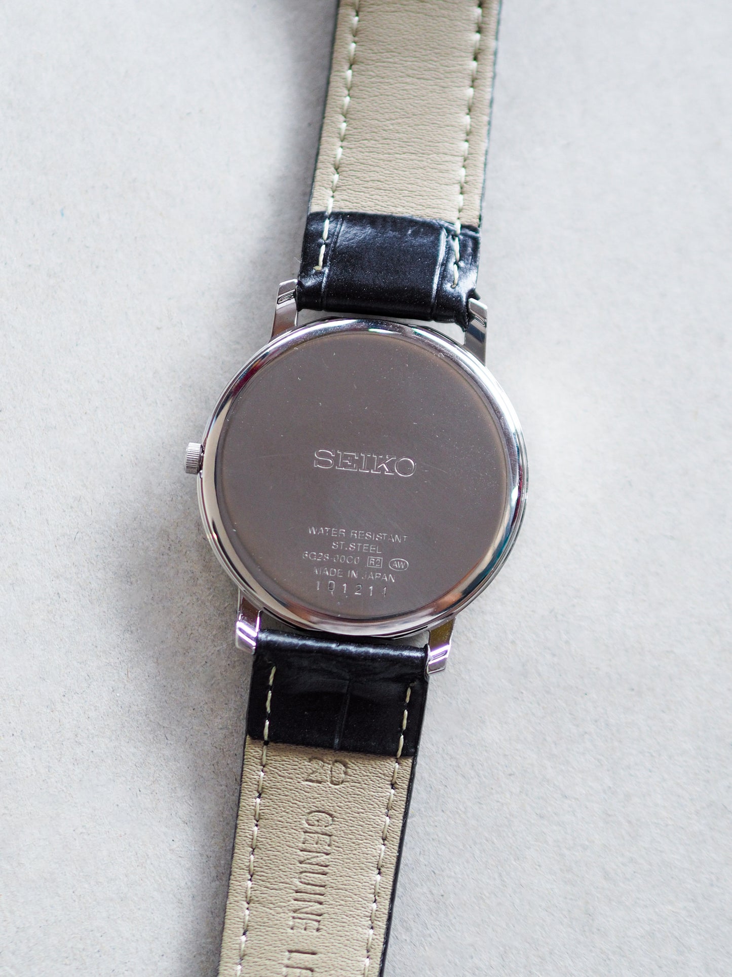 Seiko 6G28-00C0 Sub-second White Explorer Dial