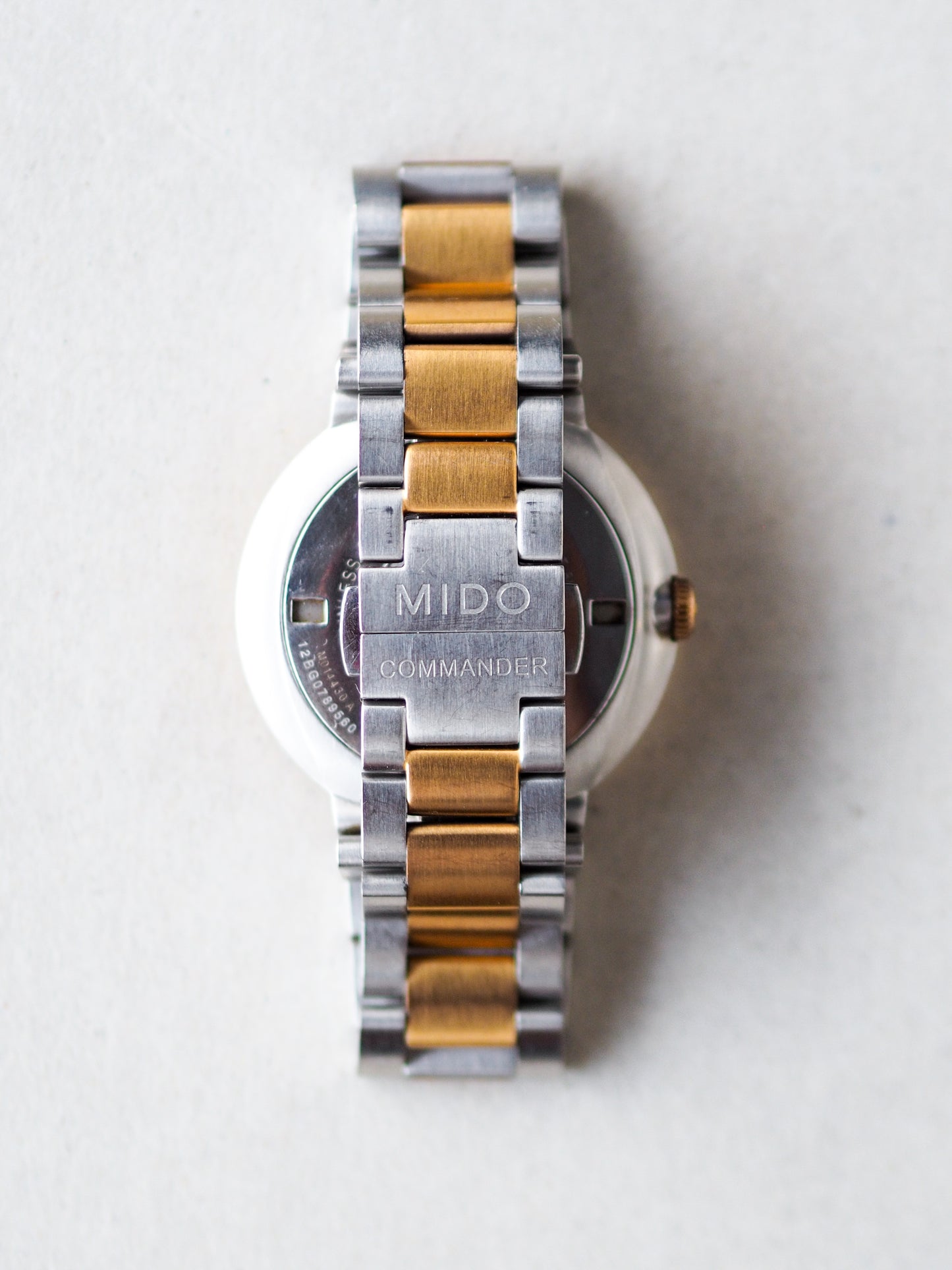 Mido Automatic Commander II Datoday Two Tone Silver Dial