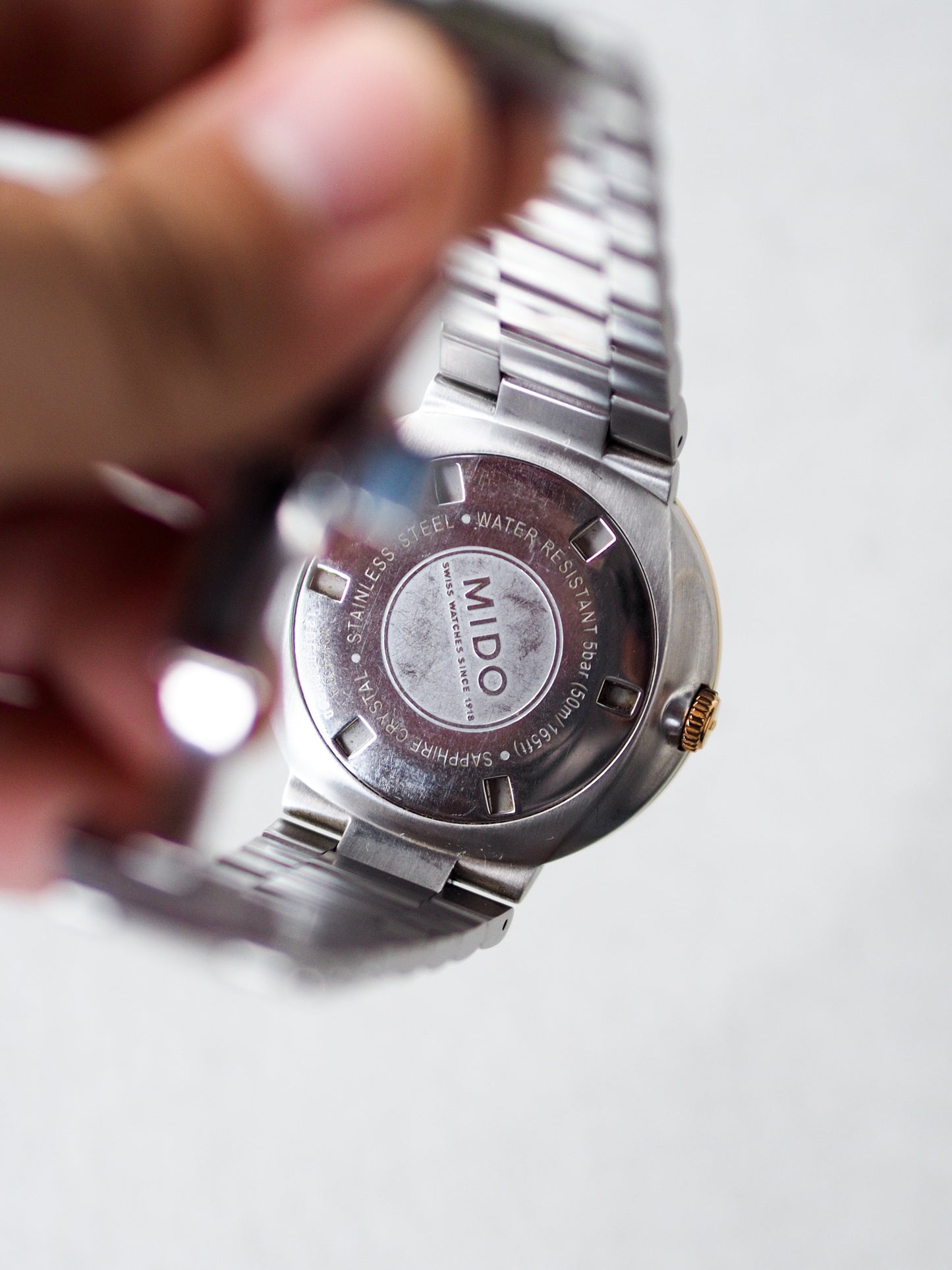 Mido Automatic Commander II Datoday Two Tone Silver Dial