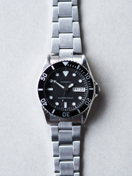 Seiko 7S26-0050 SKX023 Submariner Black Dial