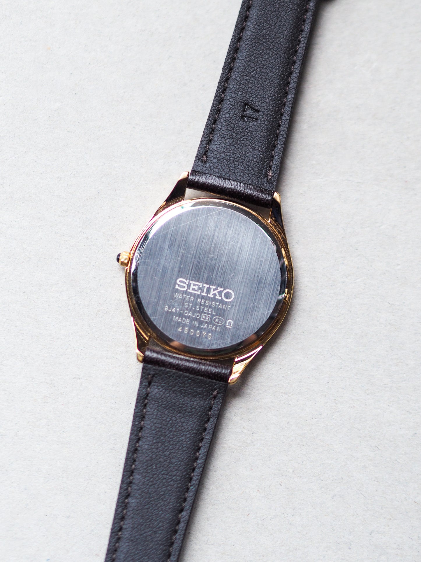 Seiko Dolce SACM150 8J41-0AJ0 Gold Kira-zuri Textured Dial
