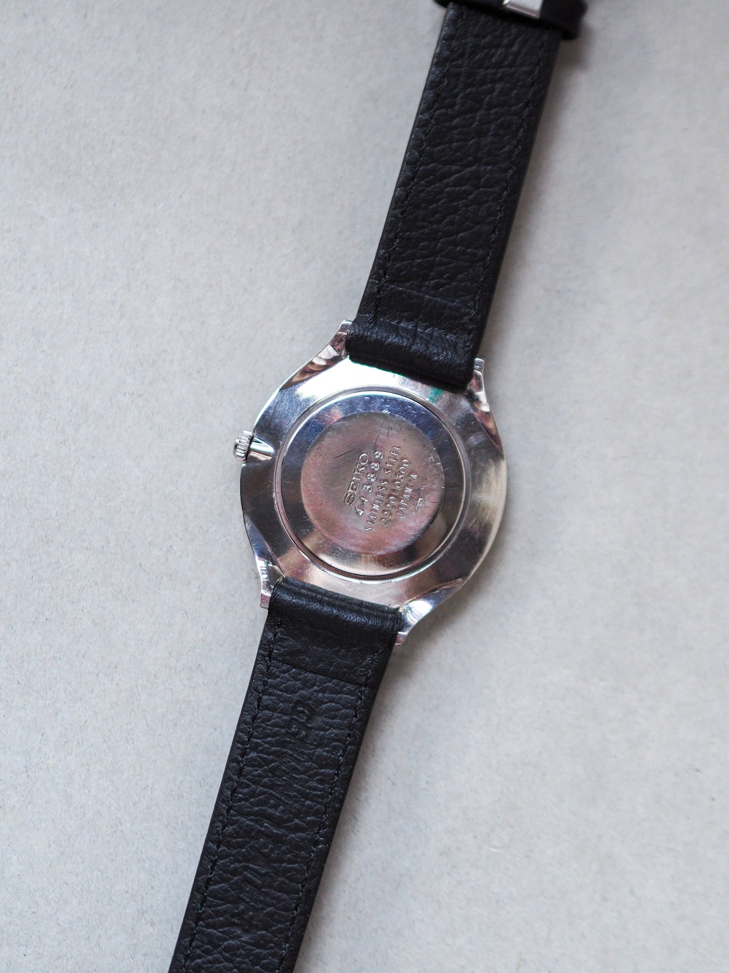 Seiko Chariot 2220-0300 Arabic Numerals White Dial