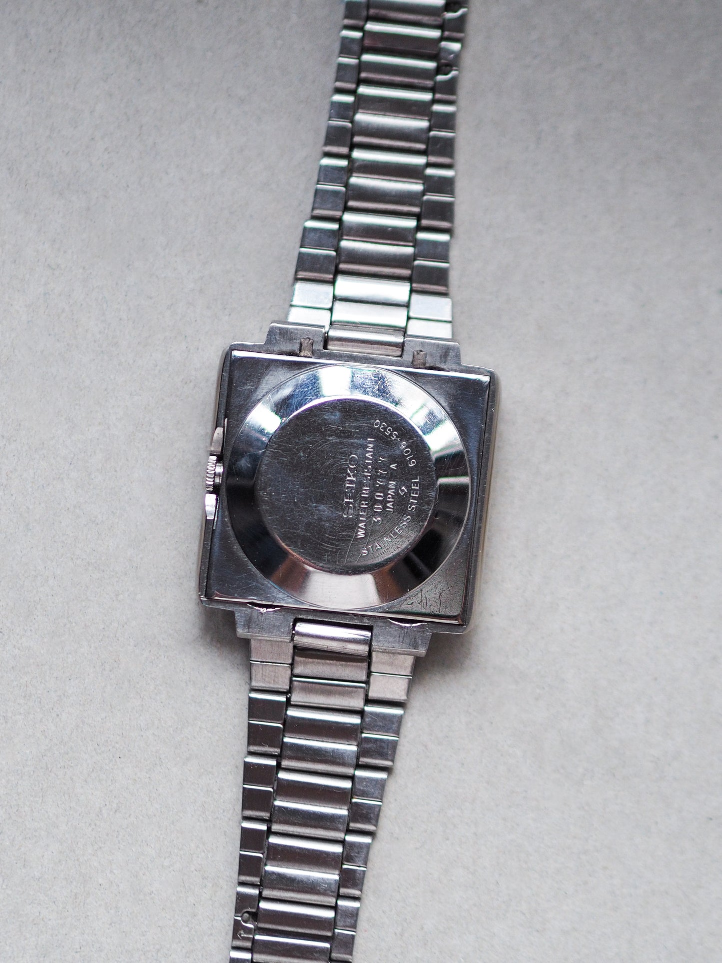 Seiko 5 Actus SS 6106-5530 TV Shape Green Gradient Dial