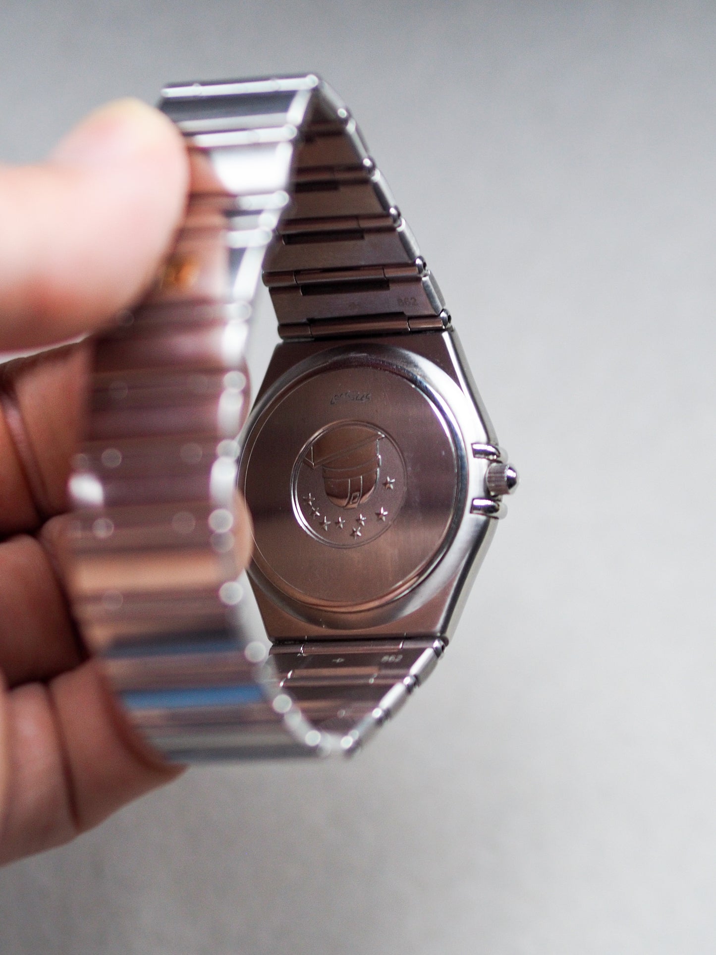 Omega Constellation 1512.40 Quartz Dark Blue Gray Dial