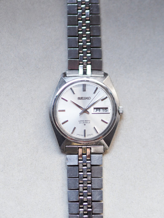 Seiko LM 5606-7000 Lord Matic Silver Sunburst Dial