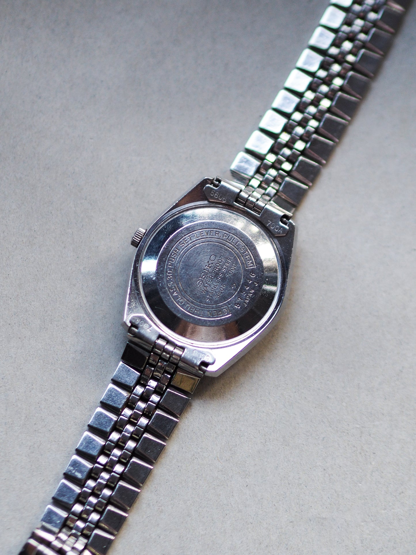 Seiko LM 5606-7000 Lord Matic Silver Sunburst Dial