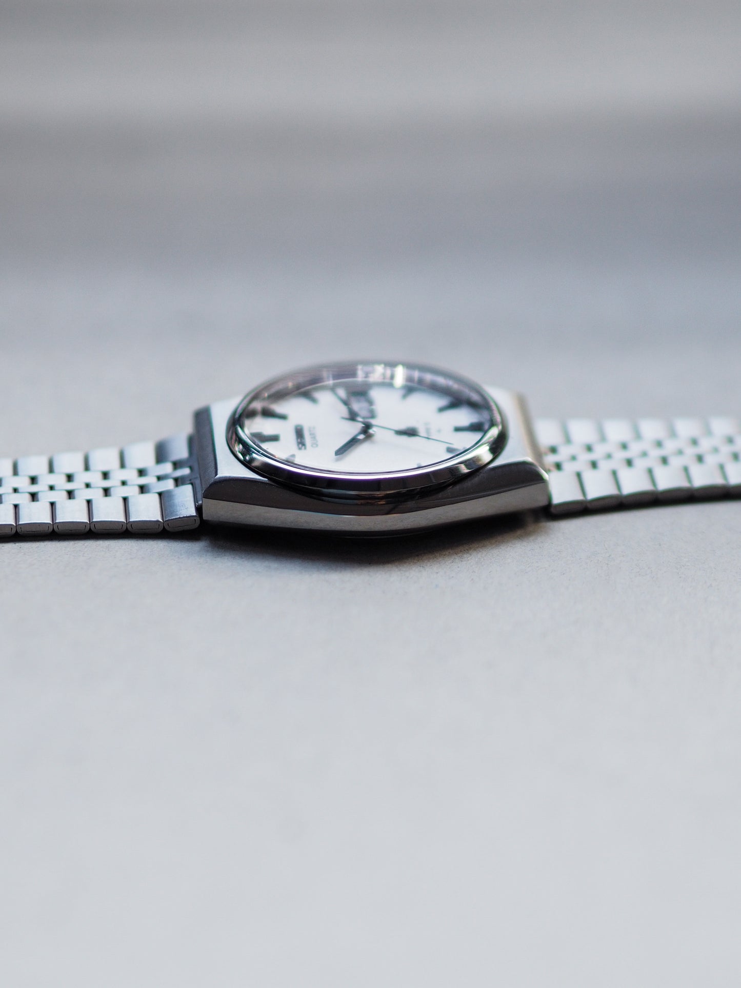 Seiko Type II 7123-7010 White Textured Dial