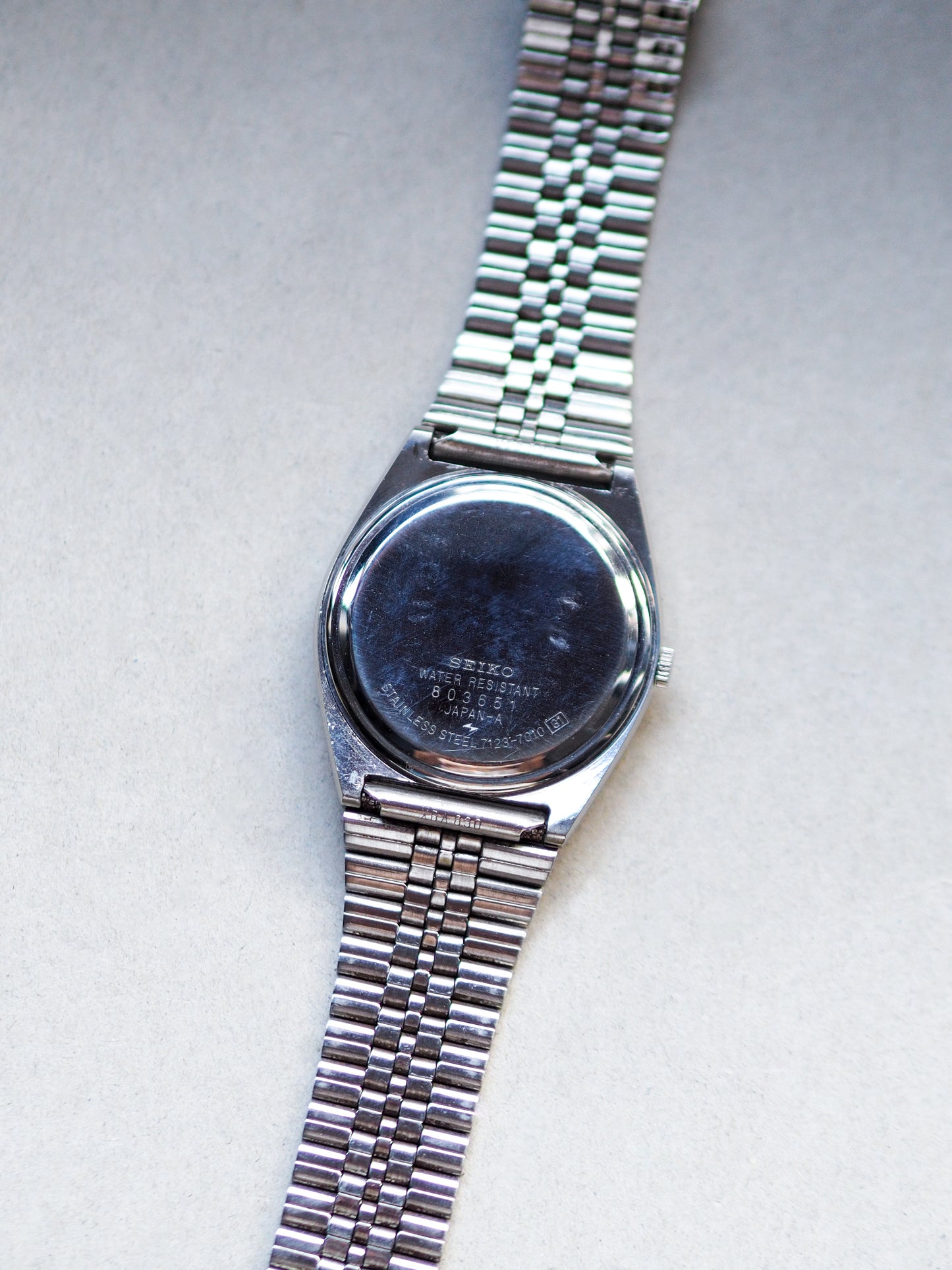 Seiko Type II 7123-7010 White Textured Dial