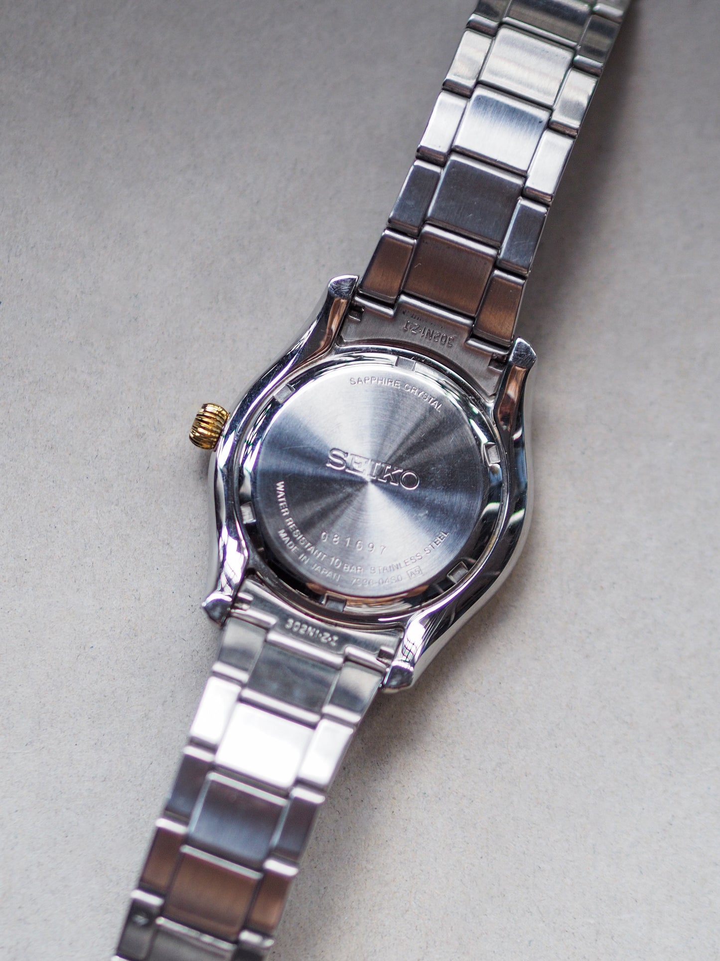 Seiko Superior SKZ314 7S36-0450 Two Tone White Dial