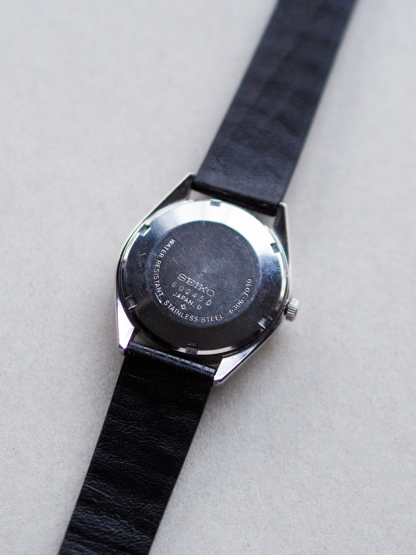 Seiko Actus SS 6306-7010 White Enamel Arabic Numeral Dial