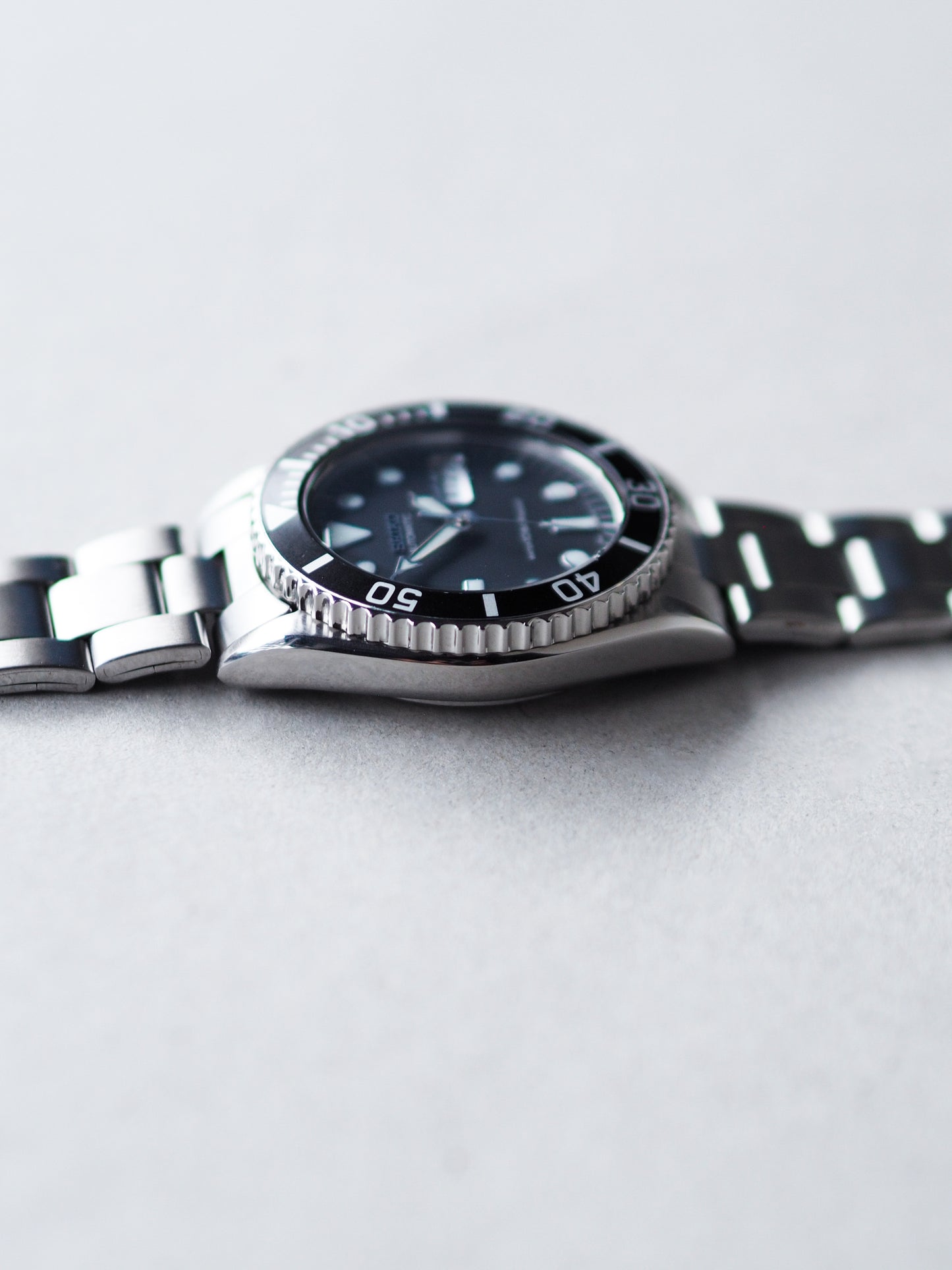 Seiko 7S26-0050 SKX023 Submariner Black Dial