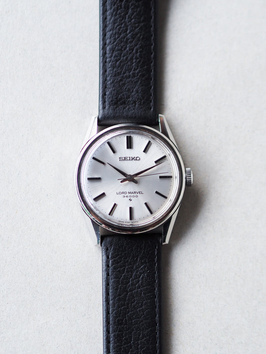 Seiko Lord Marvel 5740-8000 Hi-Beat 36000 Silver Sunburst Dial