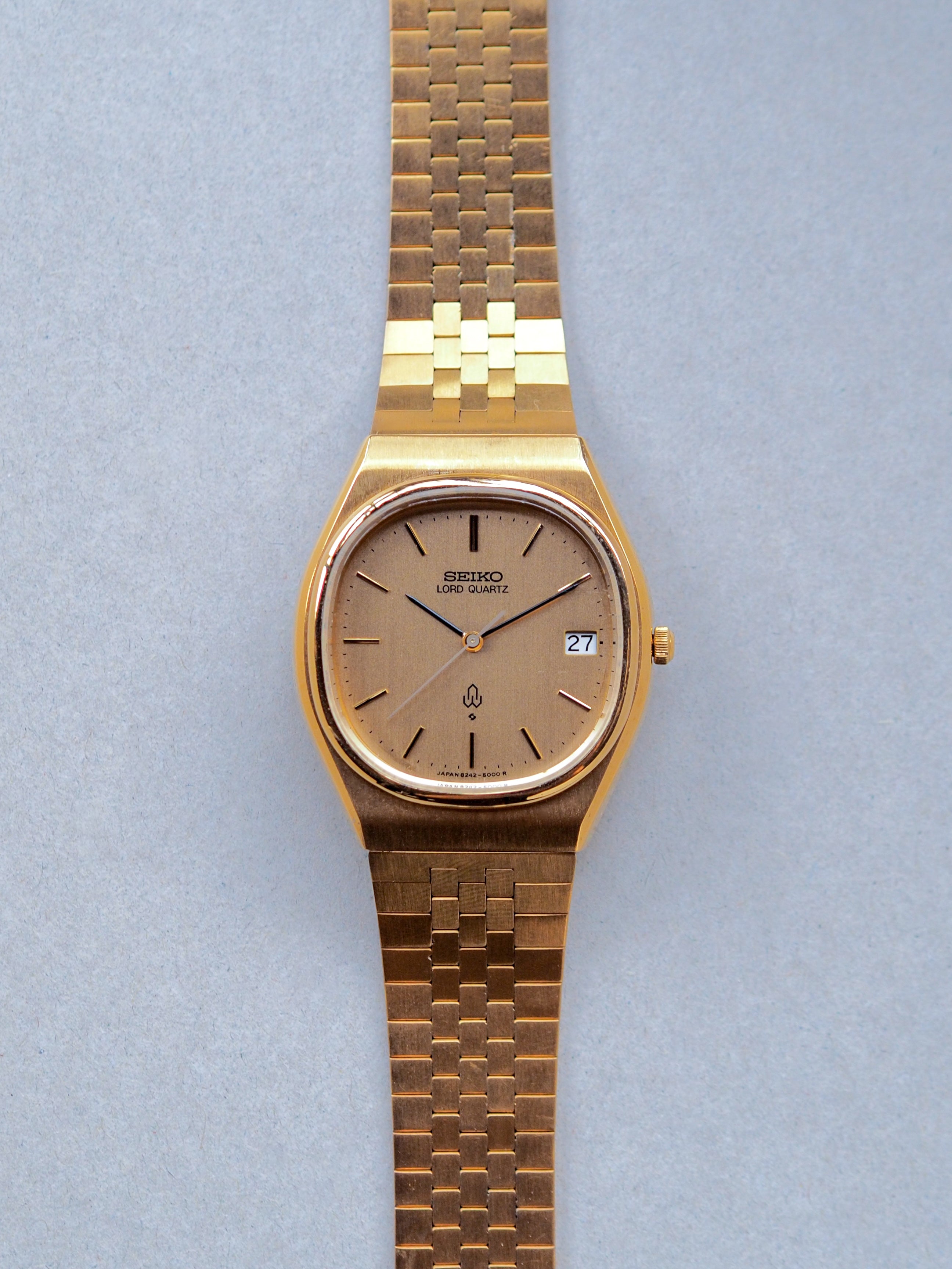 SEIKO LORD QUARTZ ロードクォー 8243-5000 ゴールド Seiko 8243-5000 Lord Quartz Day/Date Vintage Men's Watch | eBay