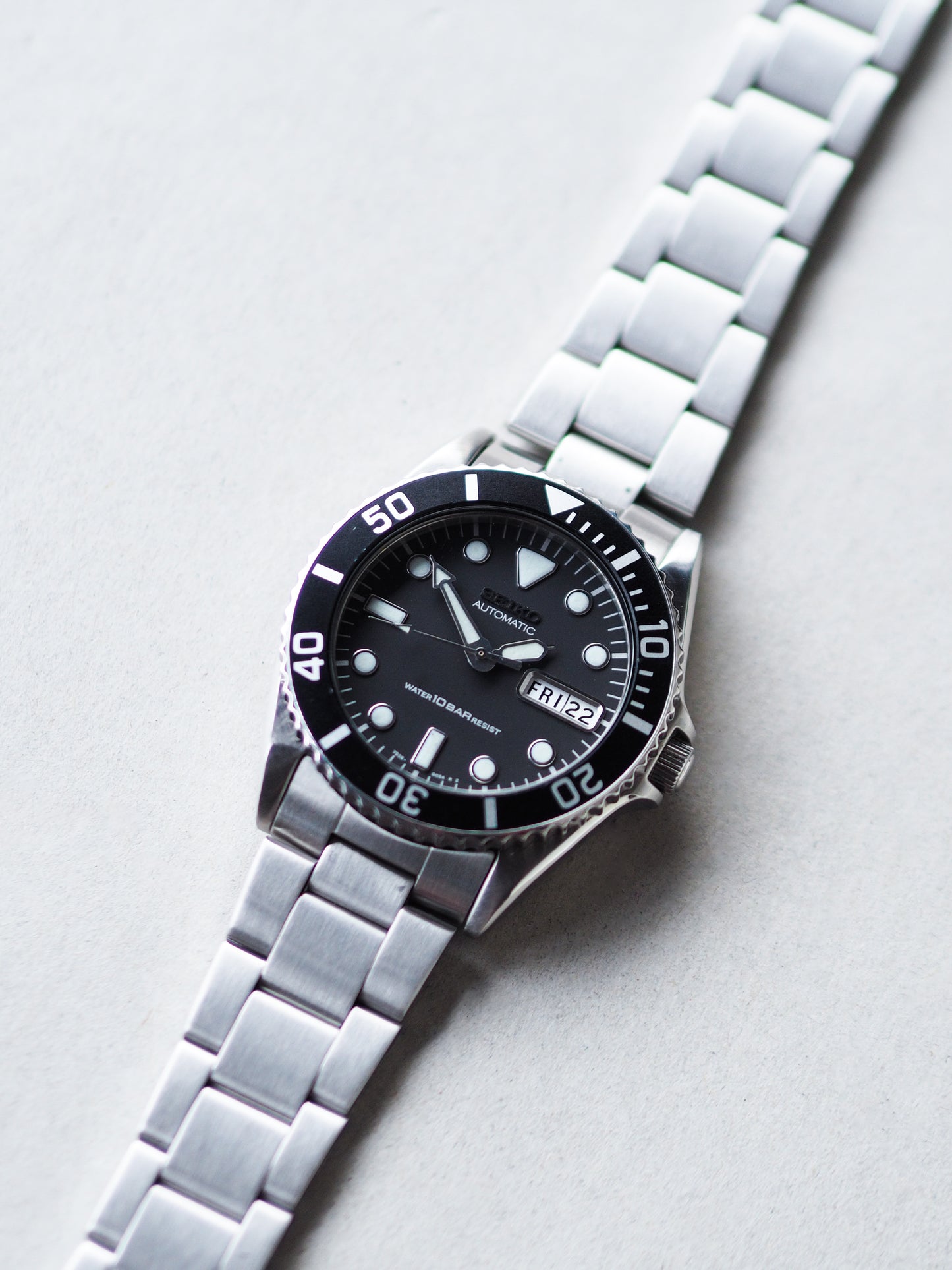 Seiko 7S26-0050 SKX023 Submariner Black Dial