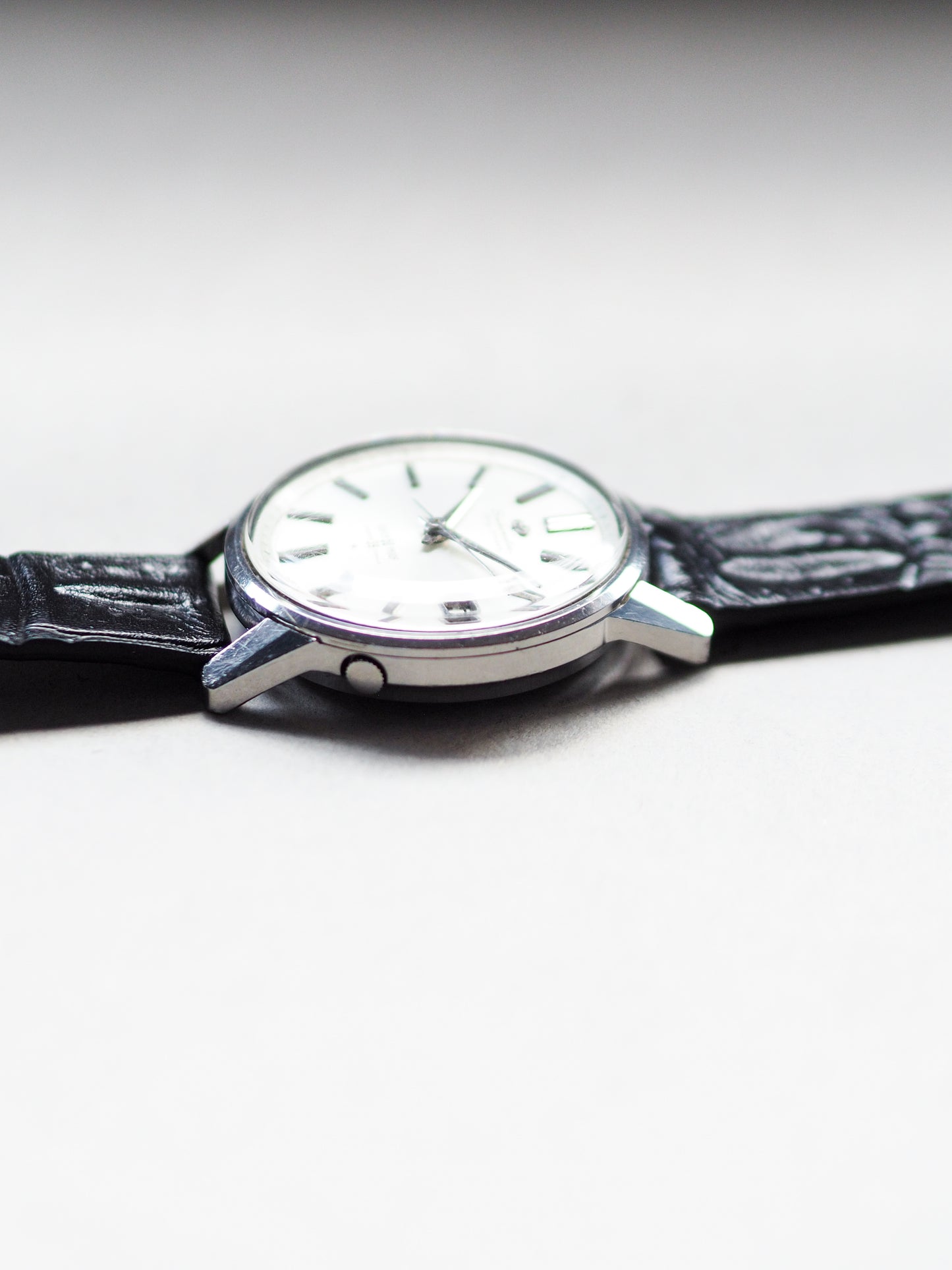 Seiko Seikomatic Self Dater J13060 AD Silver Sunburst Dial