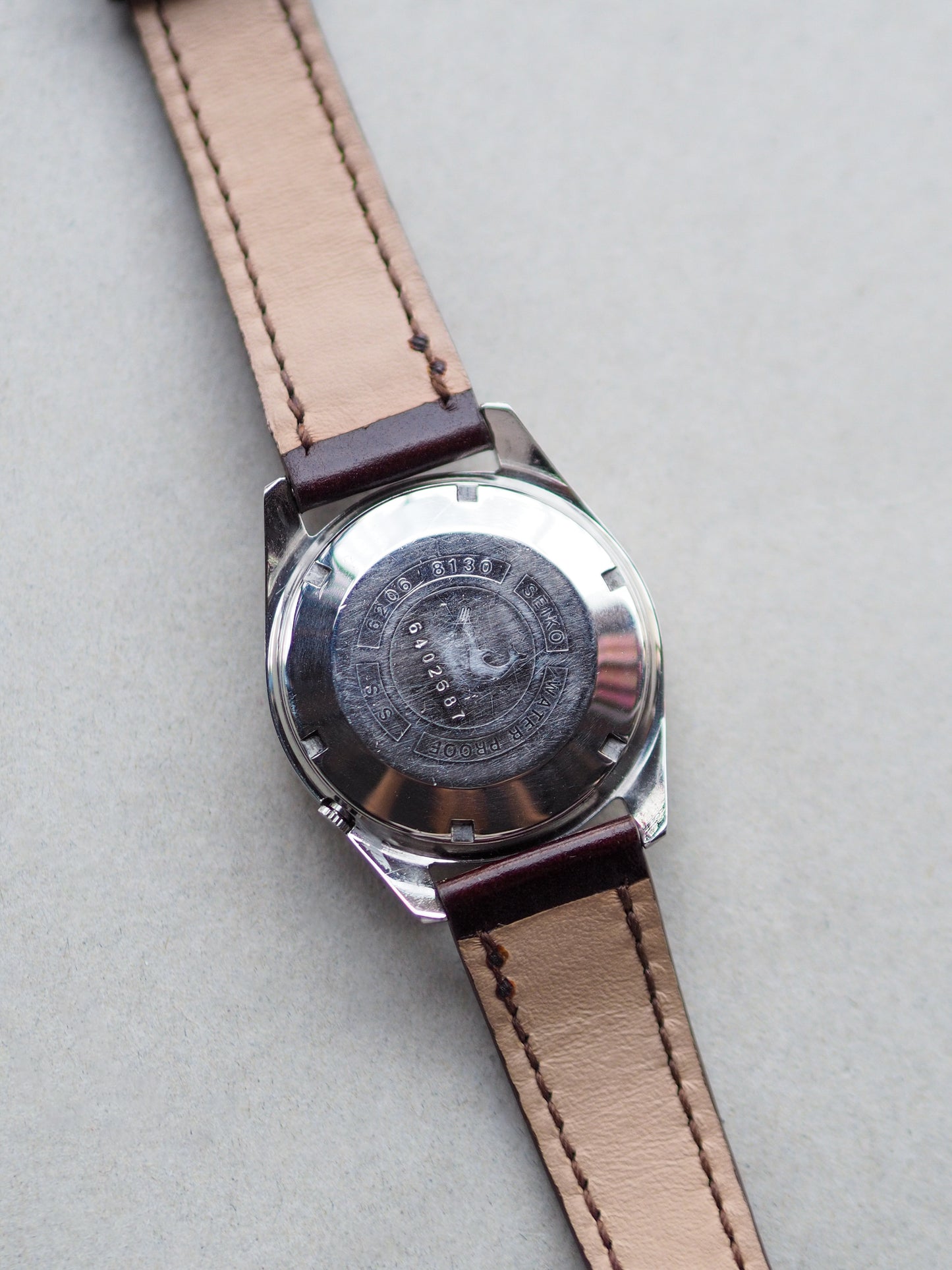 Seiko Seikomatic 6206-8130 Weekdater Kanji Day Silver Sunburst Dial
