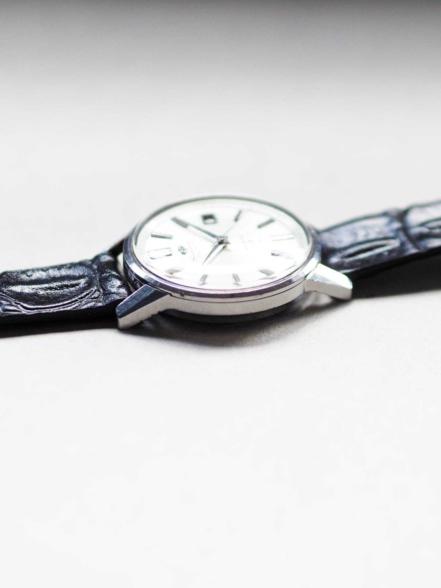 Seiko Seikomatic Self Dater J13060 AD Silver Sunburst Dial