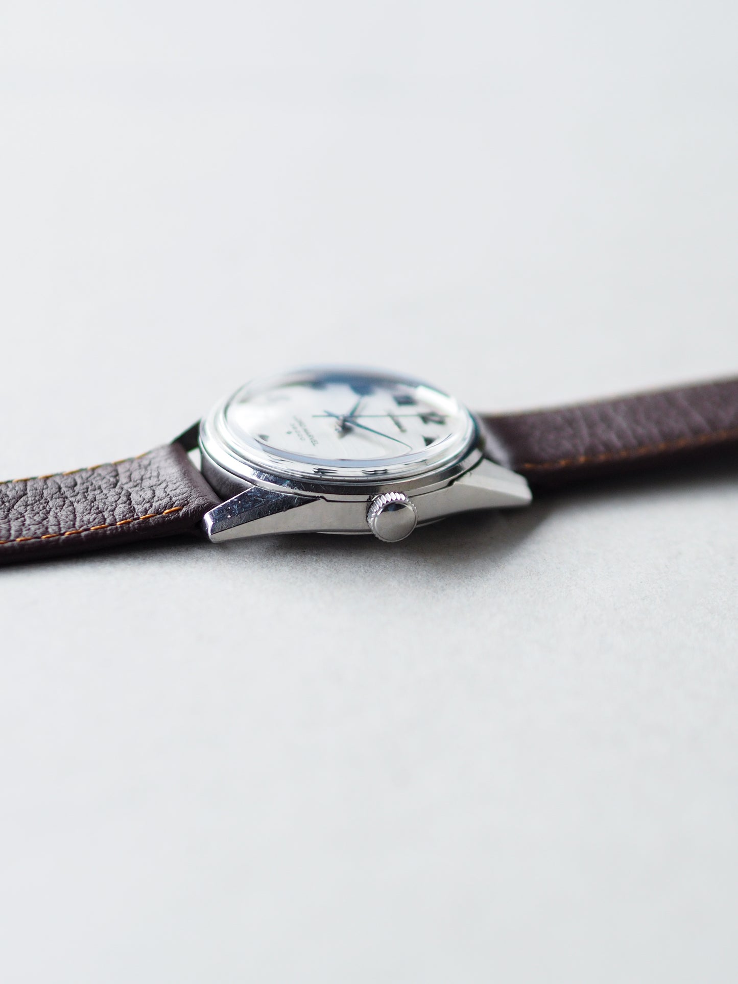 Seiko Lord Marvel 5740-8000 Hi-Beat 36000 Silver Linen Breguet Dial