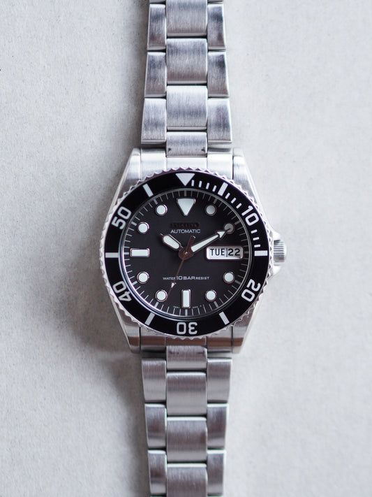 Seiko 7S26-0050 SKX023 Submariner Black Dial