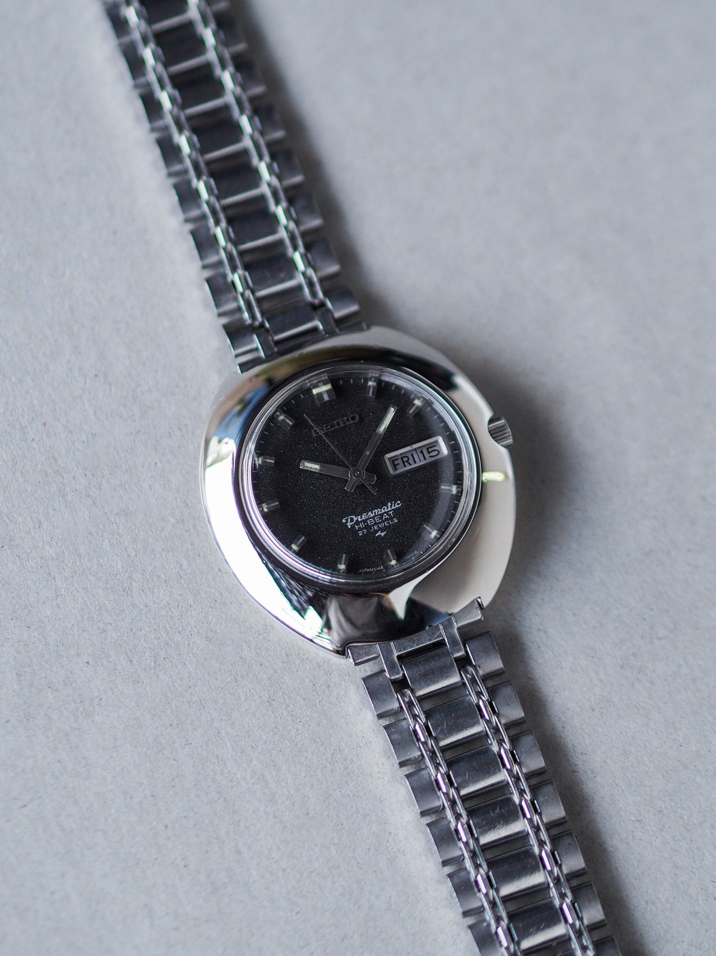 Seiko Presmatic Hi-Beat 5146-7000 Black Stardust Dial