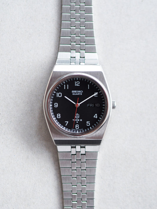Seiko Quartz 0903-6000 Type II Black Dial