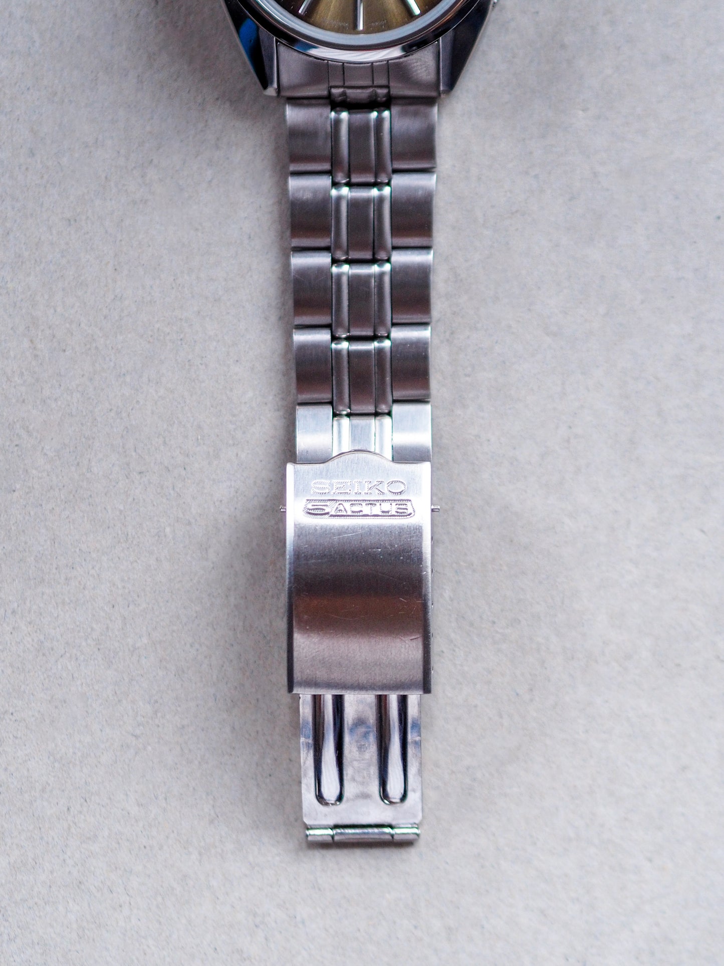 Seiko 5 Actus SS 6106-8670 JDM Brown Sunburst Dial