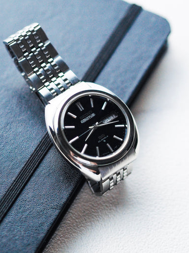 Seiko 5 Actus SS 6106-7470 JDM Dark Blue Dial