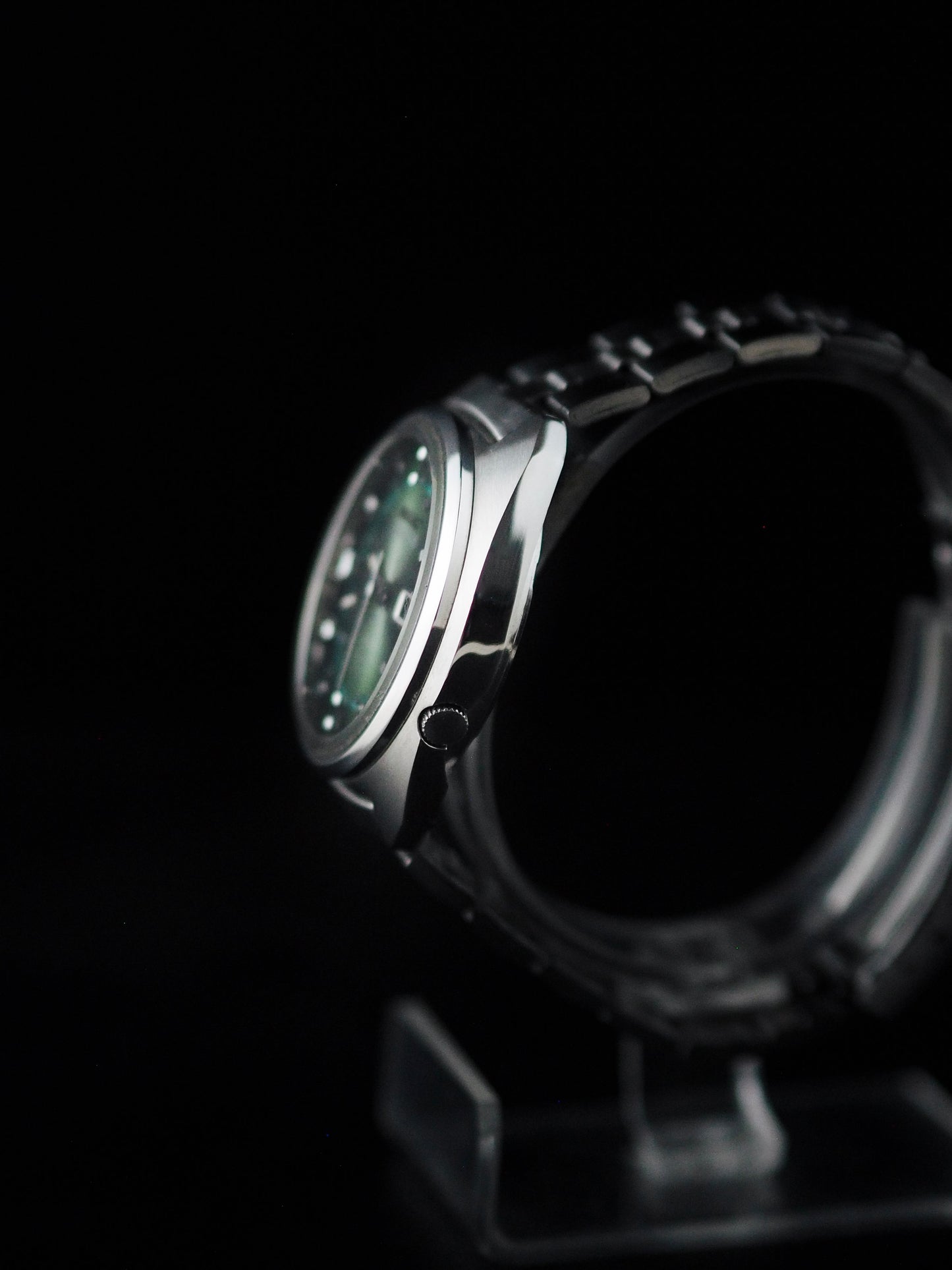 Seiko 5 Actus 7019-7210 JDM Cadran vert Sunburst