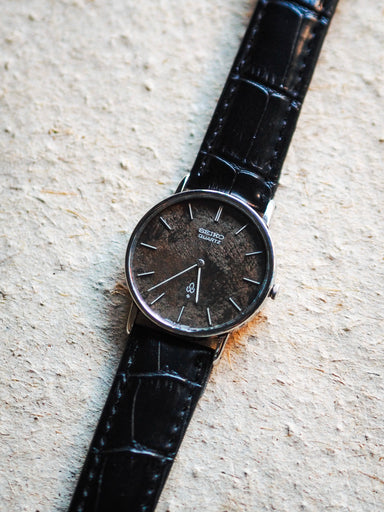 Seiko Chariot 4130-8000 Quartz Brown Textured Dial