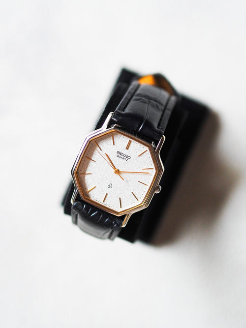 ＊ さこ様 オーダー ＊ Seiko Quartz 6030-5580 PDP Octagon Case White Sand Textured Dial