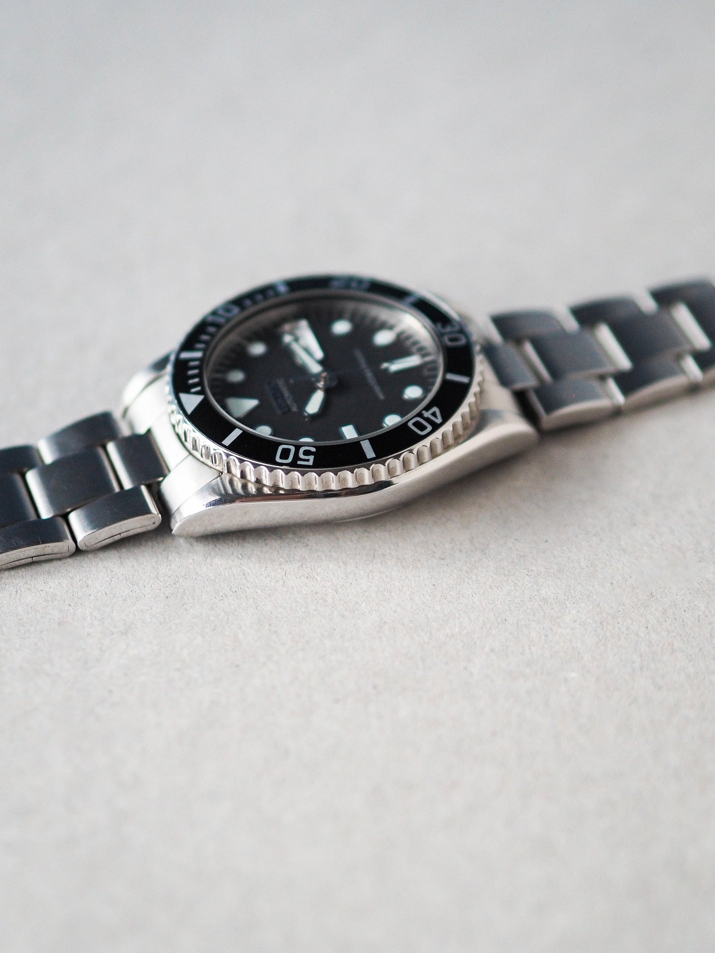 Seiko 7S26-0050 SKX023 Submariner Black Dial