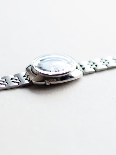 Seiko 5 Actus SS 6106-8440 Icy Blue Sunburst Dial