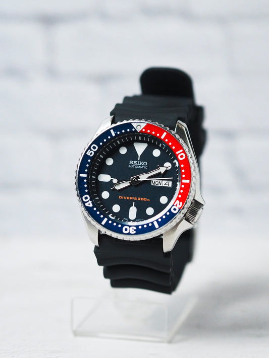 Seiko SKX009 7S26-0020 Diver Dark Blue Dial