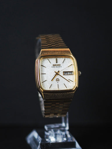 【新品電池】3091 SEIKO KING QUARTZ メンズ腕時計　ゴールド 新品電池】3091 SEIKO KING QUARTZ メンズ腕時計 ゴールド
